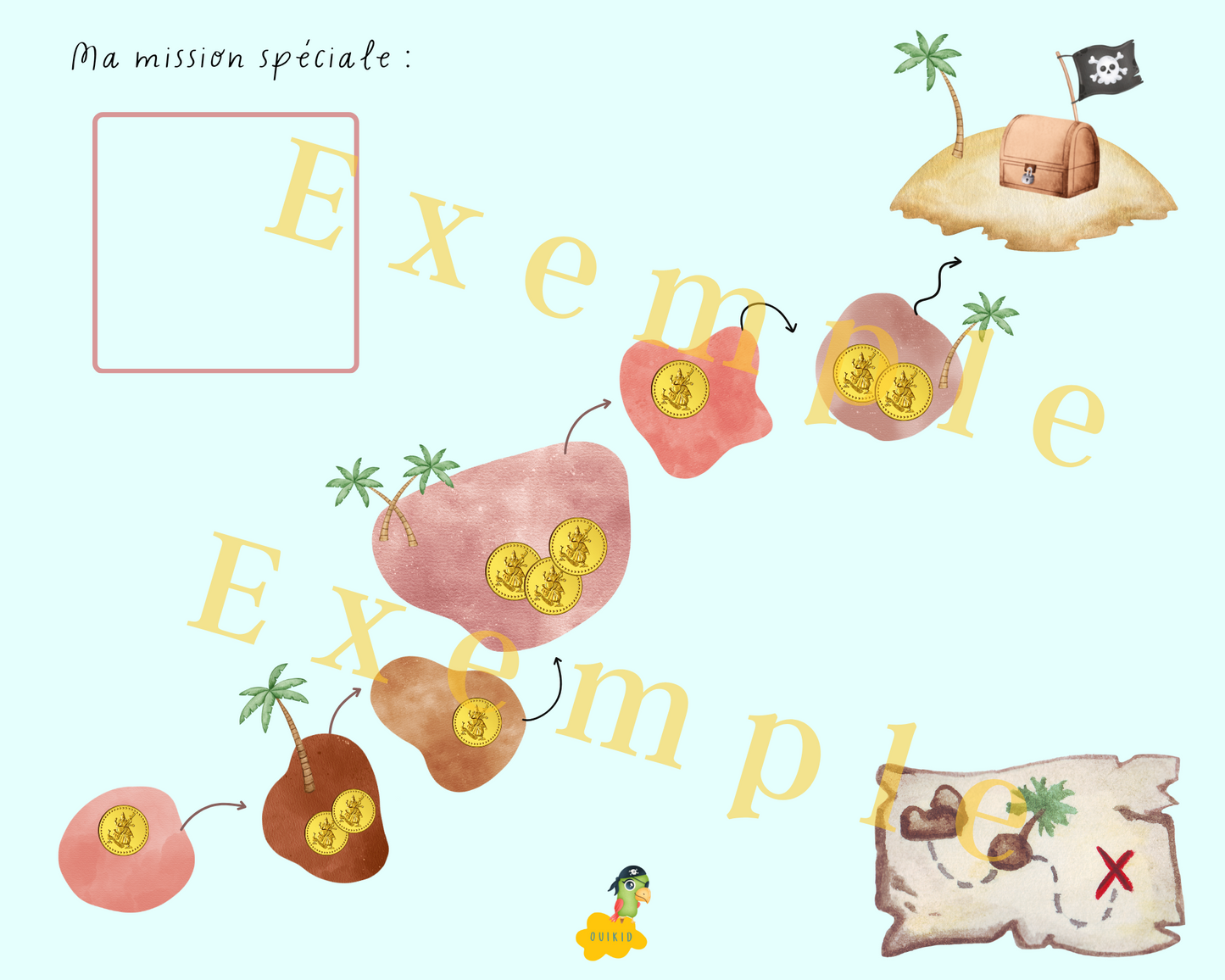 Tableau de motivation (Île de pirates)