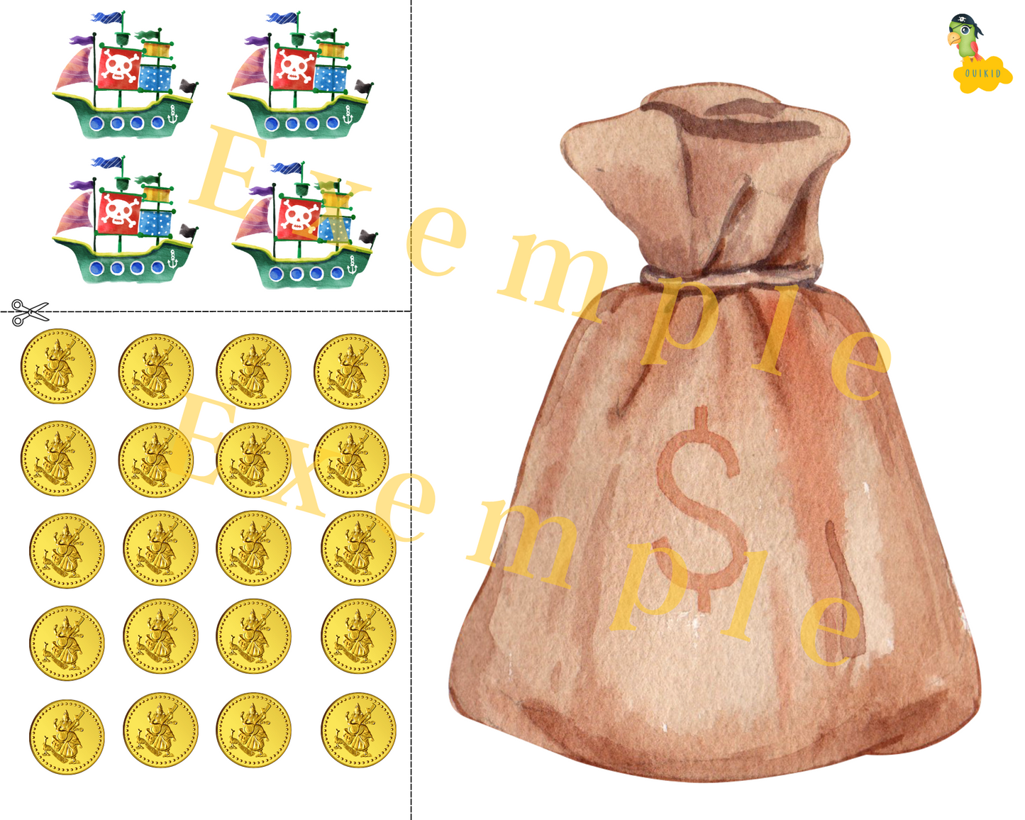 Tableau de motivation (Île de pirates)