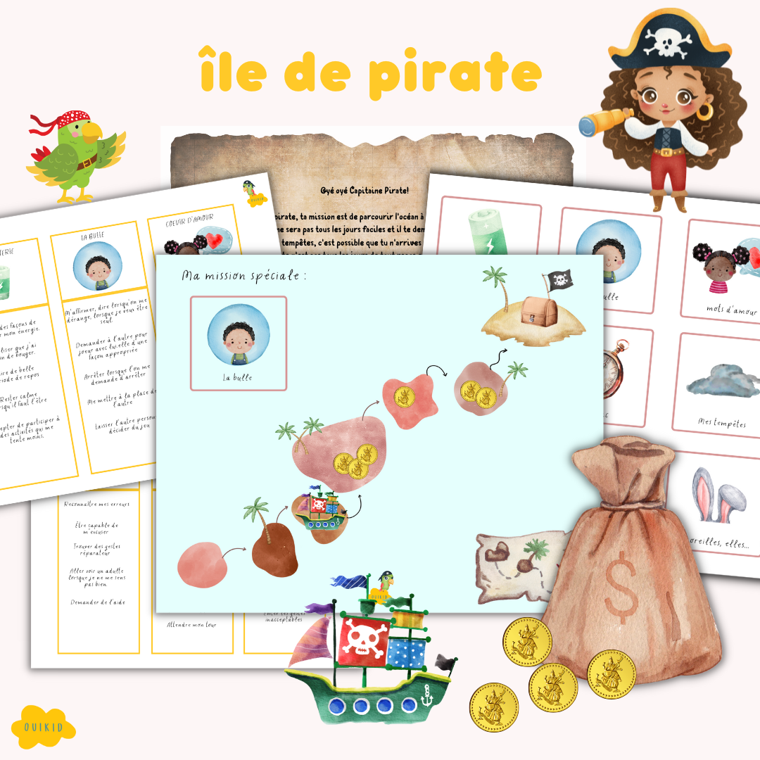 Tableau de motivation (Île de pirates)