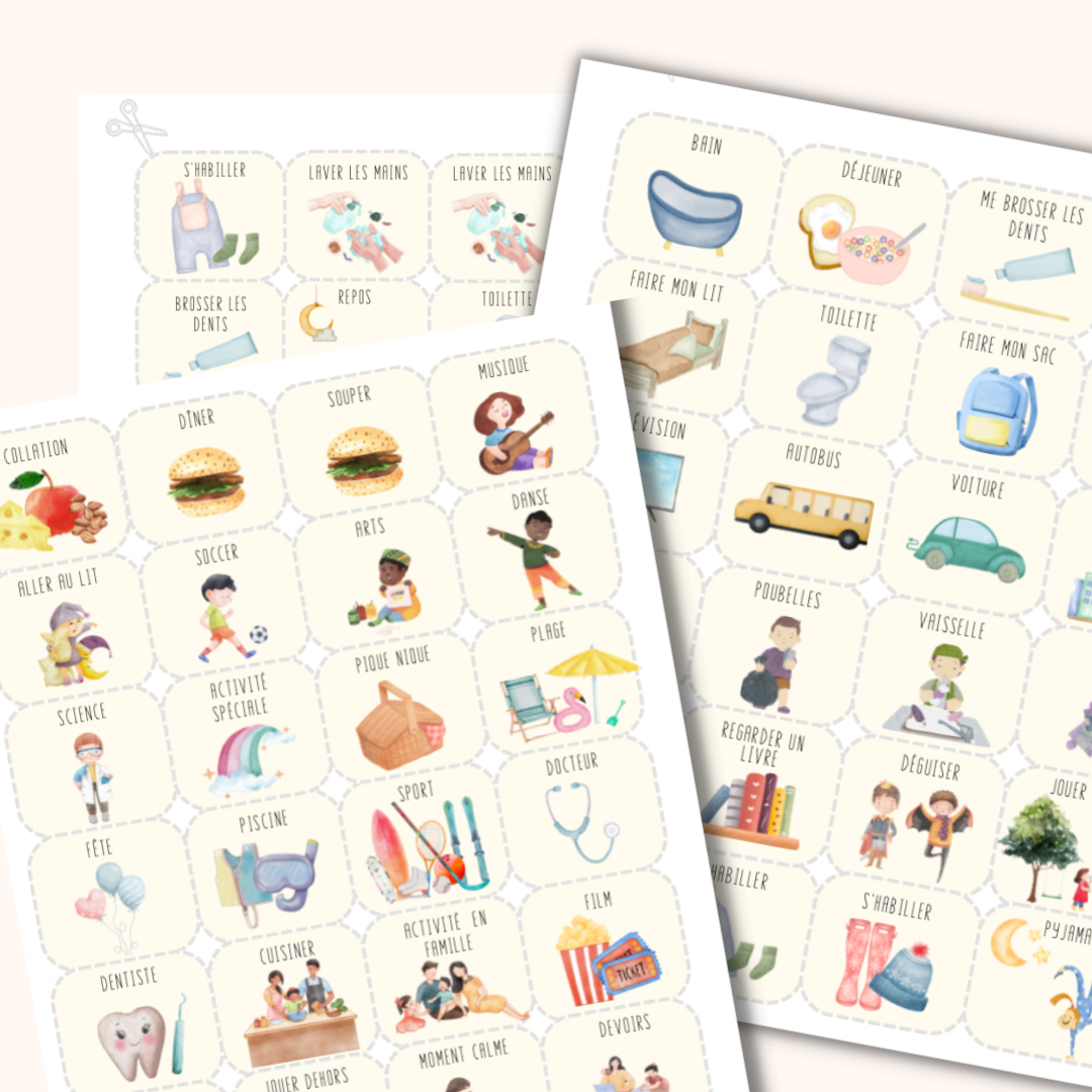 Outil de routine visuel