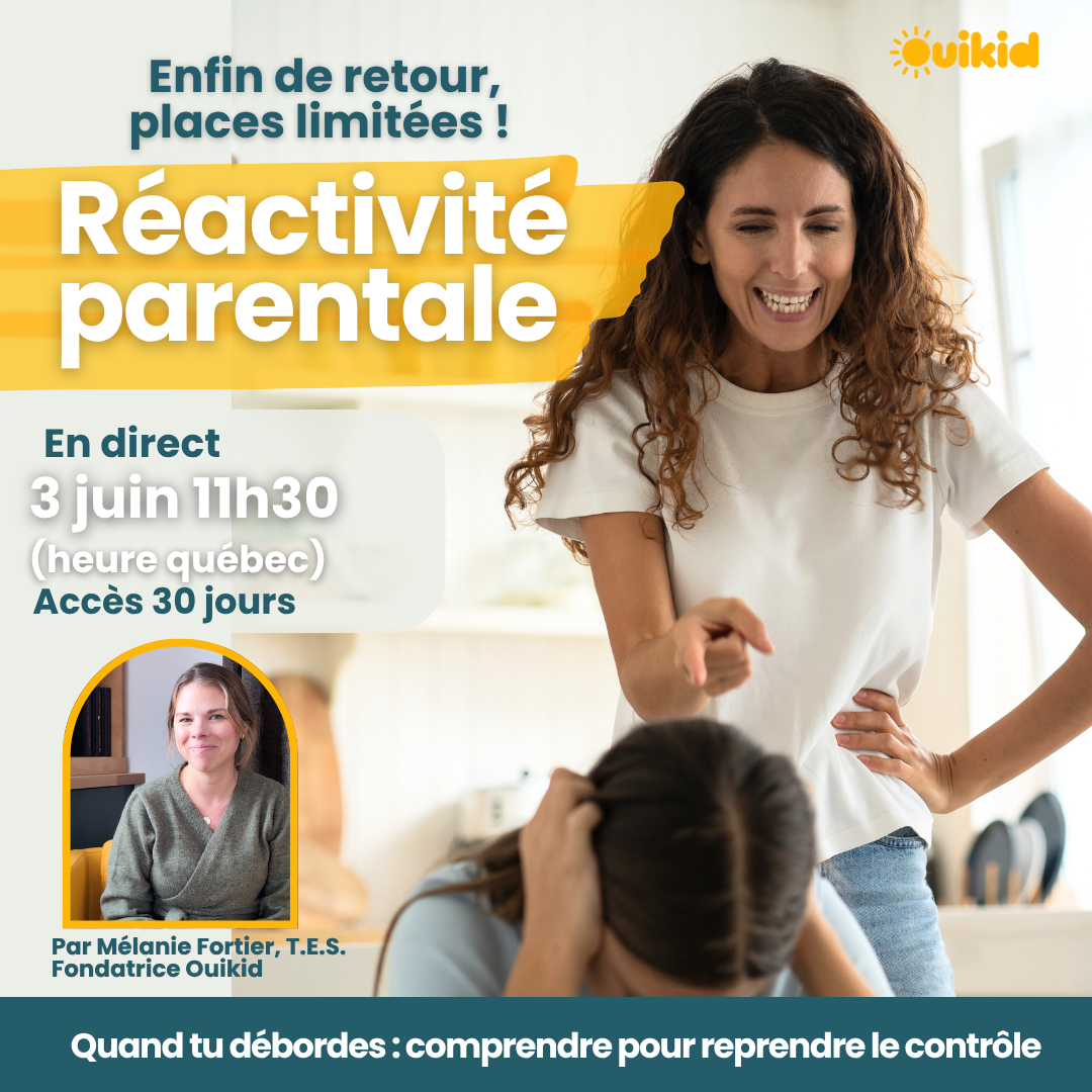 Atelier réactivité parentale - 3 juin 2026 (Mélanie Fortier)