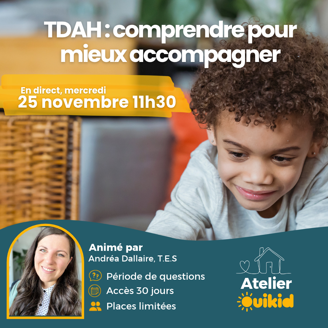 Workshop - TDAH : comprendre pour mieux accompagner