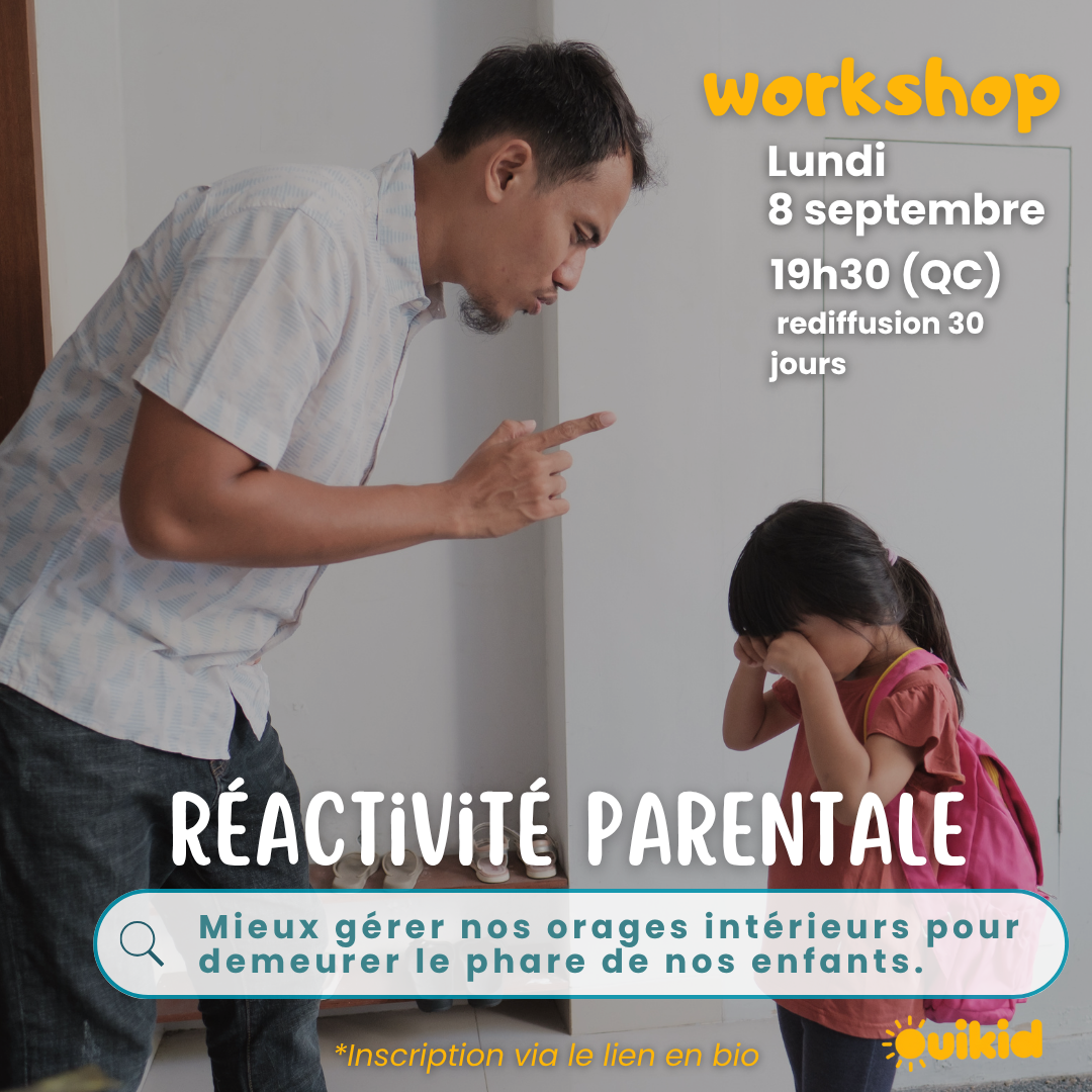 Workshop 8 septembre 2025 : Réactivité parentale