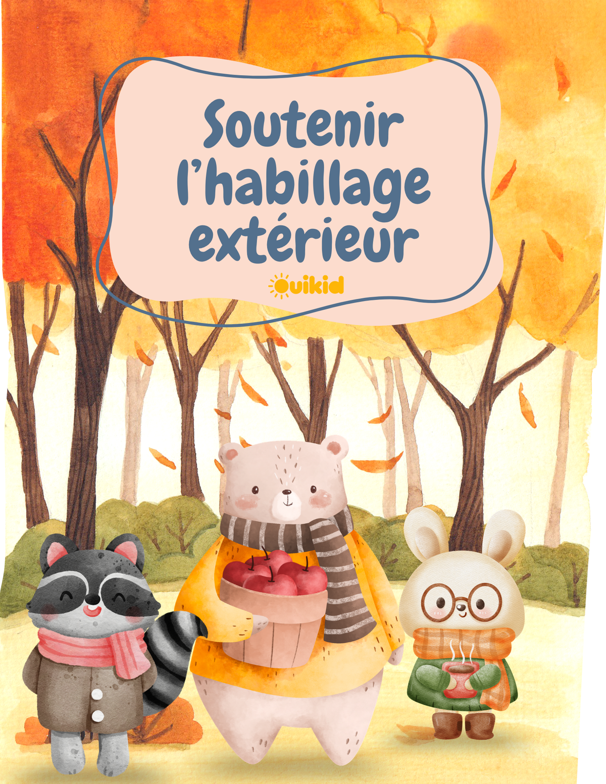 Outil pour soutenir l'habillage d'extérieur