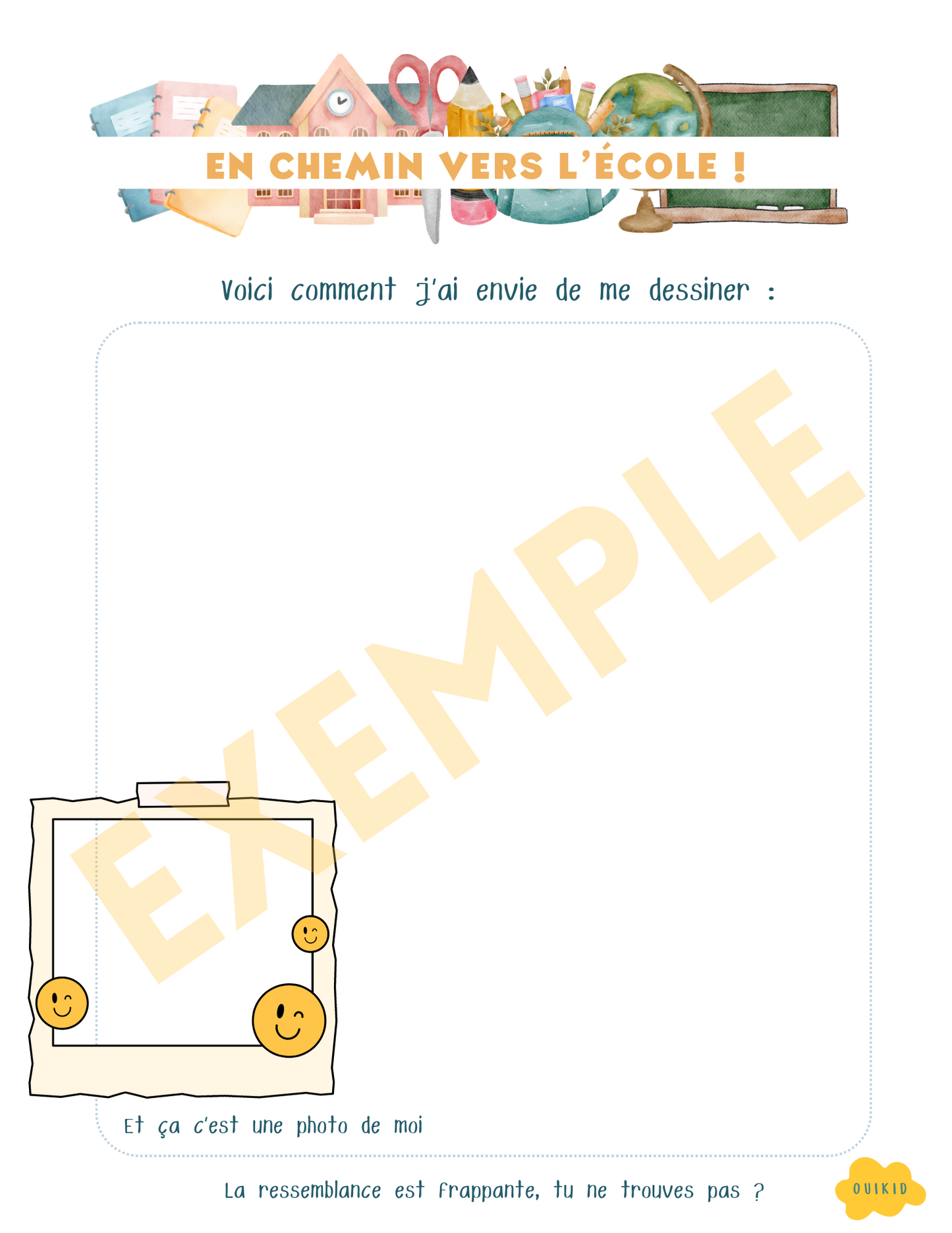 Cahier à remplir -Prêt.e pour l'école - maternelle à 6ème année (numérique)