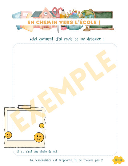 Cahier à remplir -Prêt.e pour l'école - maternelle à 6ème année (numérique)