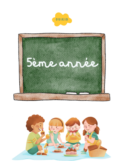 Cahier à remplir -Prêt.e pour l'école - maternelle à 6ème année (numérique)