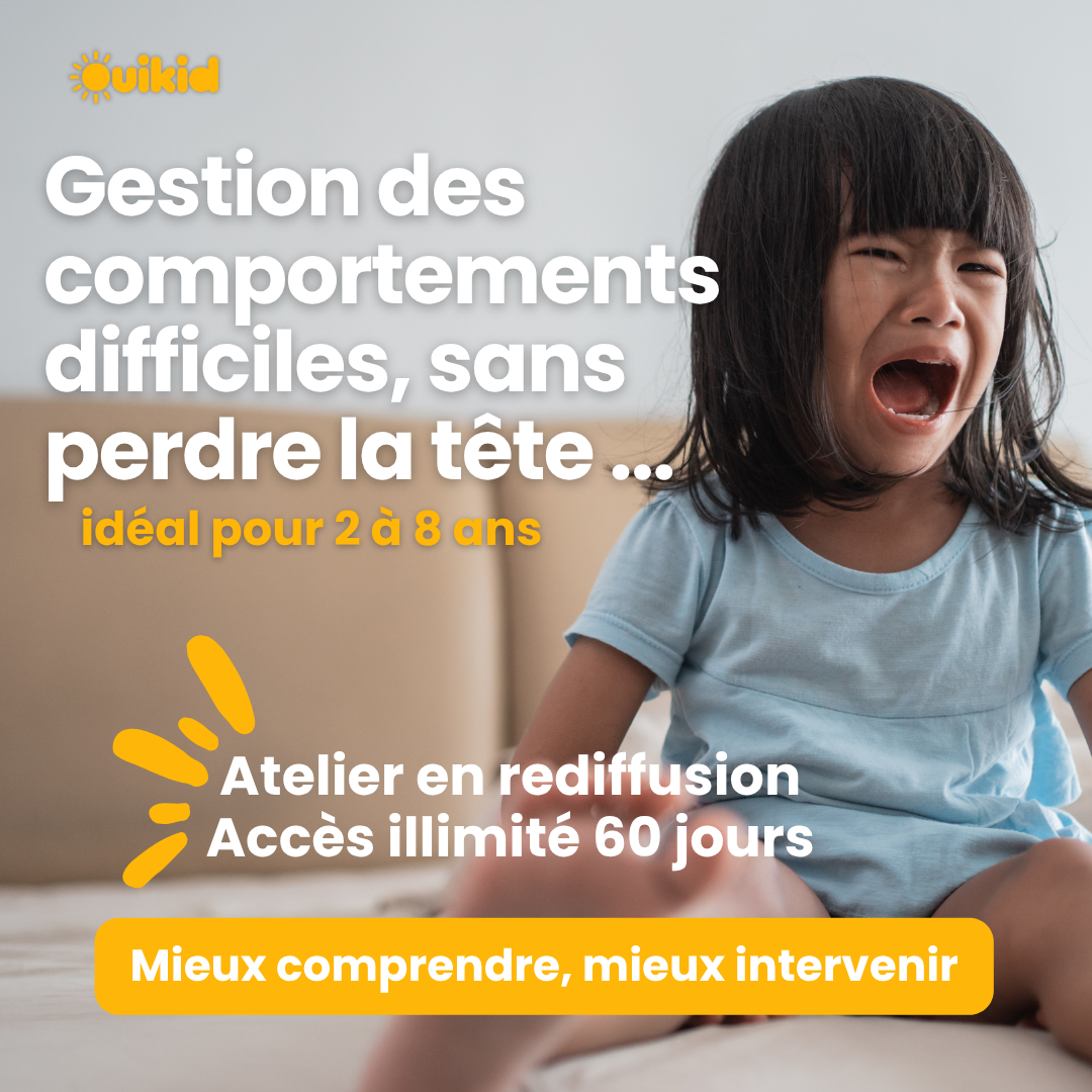 Cris, coups et comportements impulsifs - préenregistré cadeau d'été !