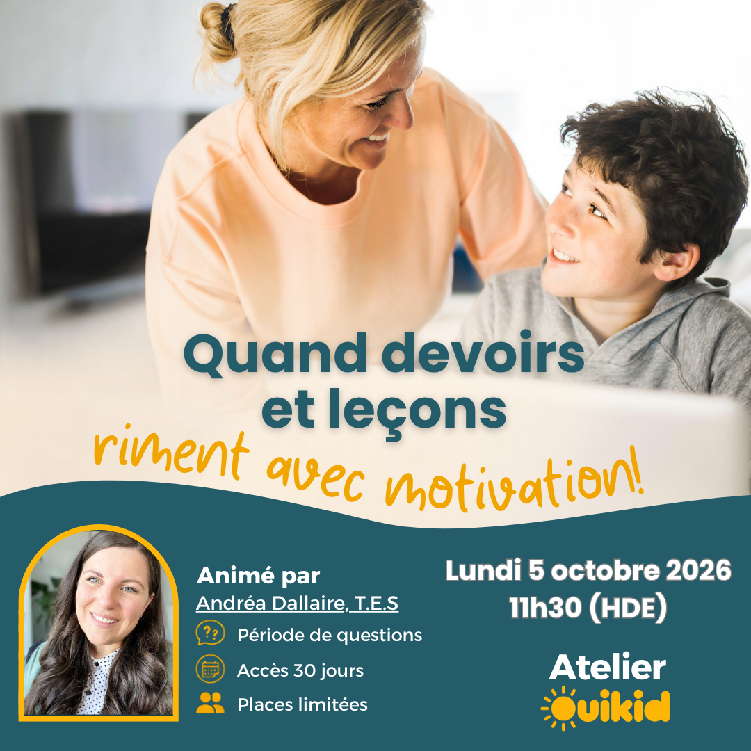 Atelier : Quand devoirs et leçons riment avec motivation