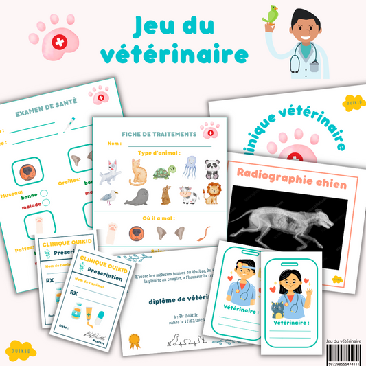 Jeu symbolique : Chez le vétérinaire