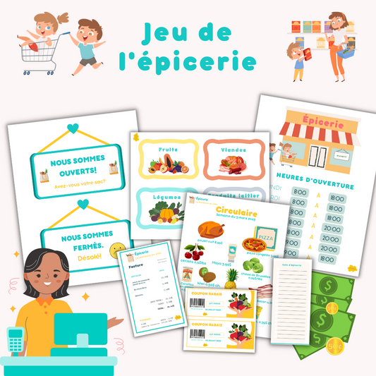 Jeu d'épicerie